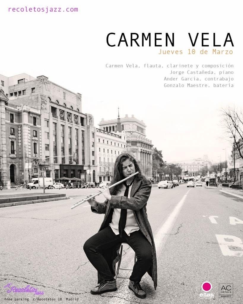 Carmen Vela – Jueves 10 de Marzo en Madrid